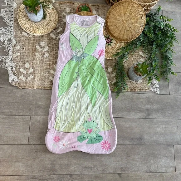 Little Sleepies Disney Princess Tiana Sleepy Bag Baby Girl 6-18 Months